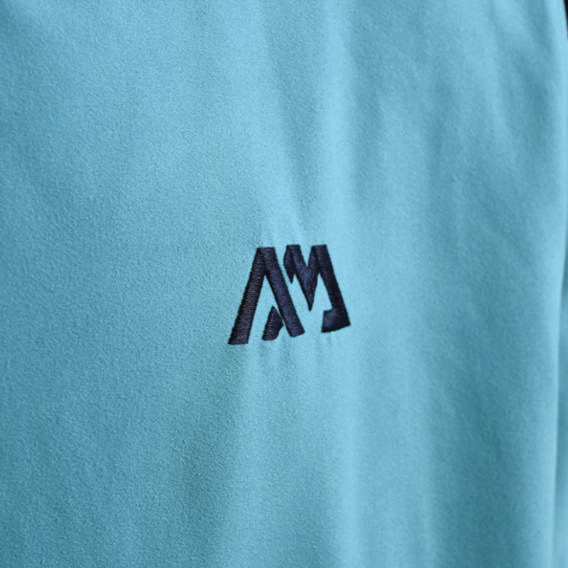 Aqua Marina Micro-fabric Change Poncho (Aqua) - Extra Large front logo