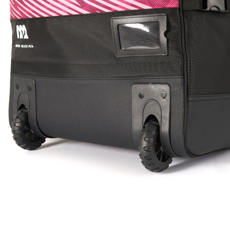 Aqua Marina 90L Premium Luggage Bag with Rolling Wheel Raspberry rolling wheels