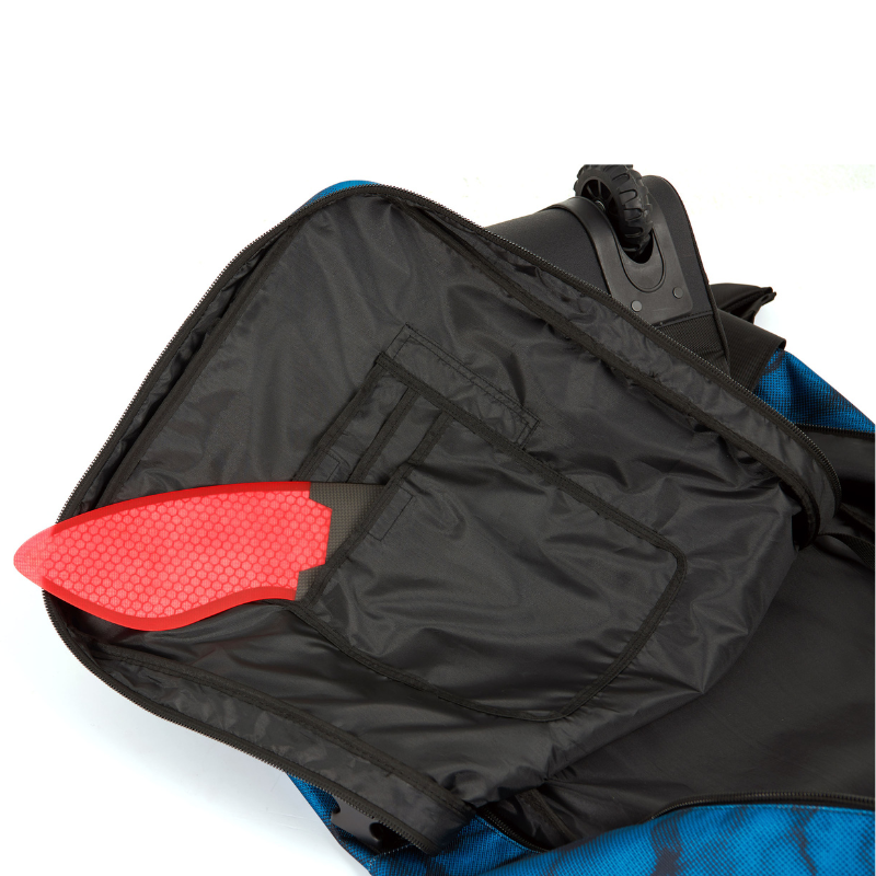 Aqua Marina 90L Premium Luggage Bag with Rolling Wheel Blueberry pockets