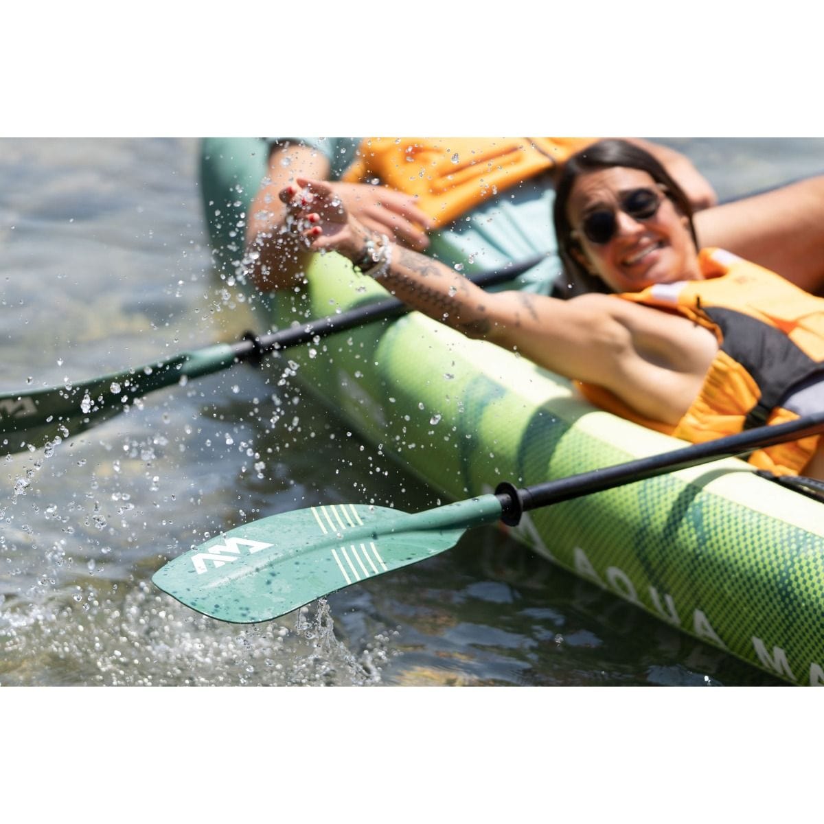 Aqua Marina Ripple-Tech 2-in-1 Aluminum Canoe & Kayak Convertible Paddle - Good Wave