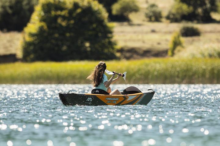 Aqua Marina 12'4" Tomahawk AIR-K 375 1-Person DWF High-end Inflatable Kayak - Good Wave