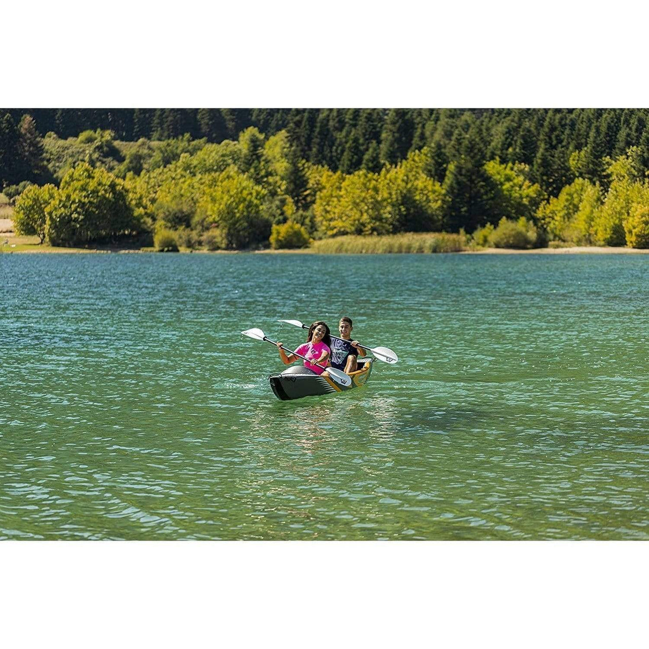 Aqua Marina 14'5" Tomahawk AIR-K 440 2-Person DWF High-end Inflatable Kayak - Good Wave