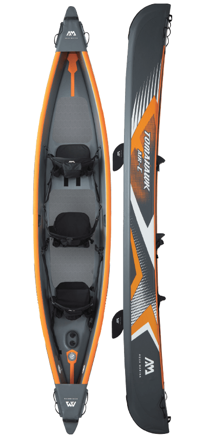 Aqua Marina 15'8 Tomahawk AIR C 3-Person DWF High-end Canoe Inflatable  Kayak