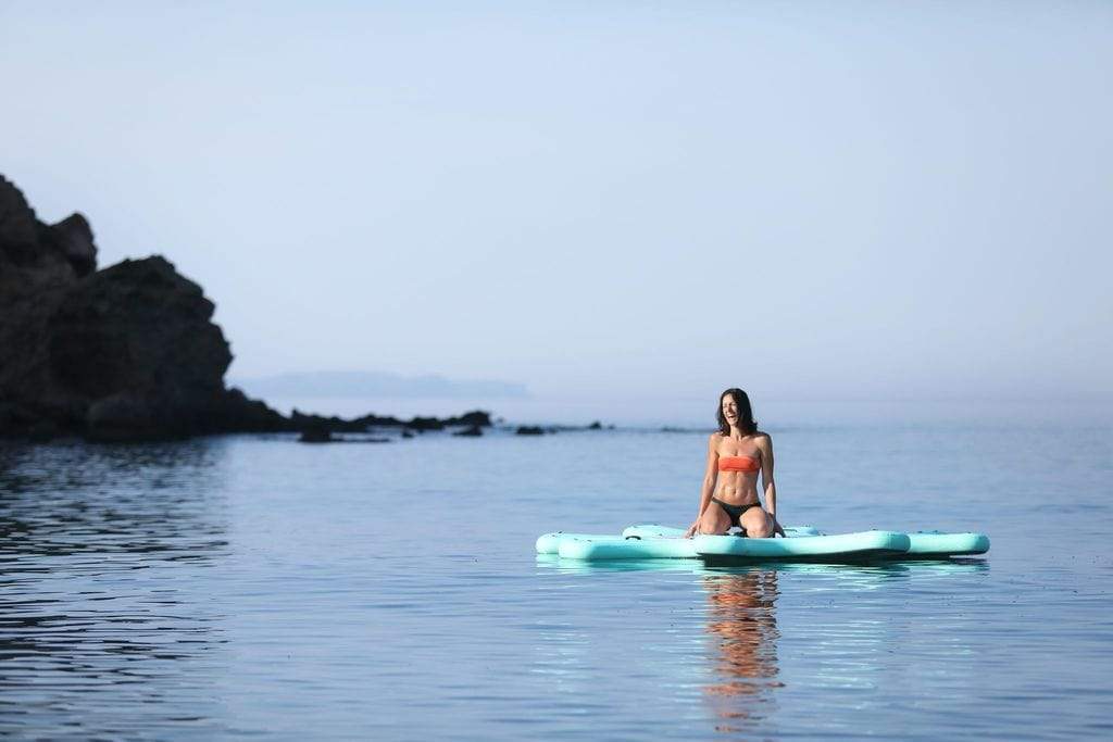 Aqua Marina 9'6" Yoga Dock 2020 Fitness Inflatable Platform - Good Wave