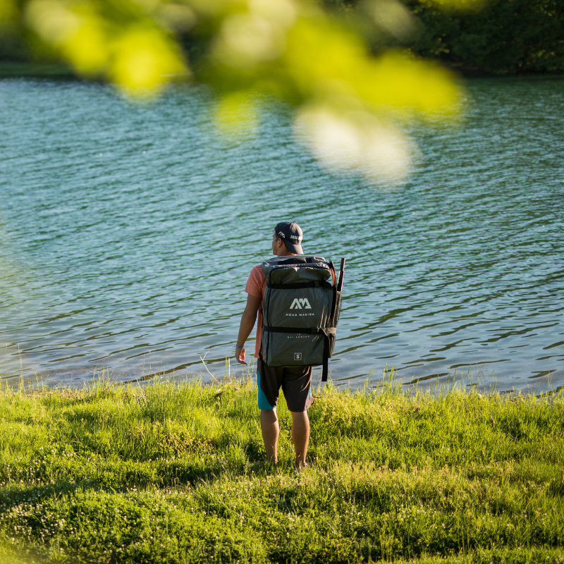 Backpake Deflatable Aqua Marina Zip Backpack for Inflatable Solo Kayak