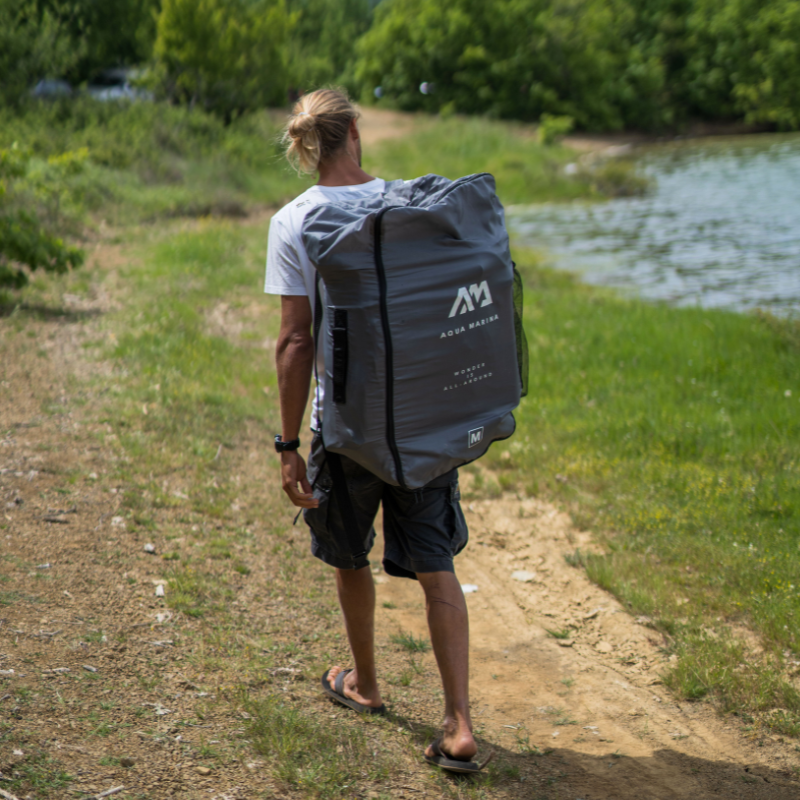 Aqua Marina Zip Backpack for Inflatable 2 3 Person Kayak Canoe Good Wave