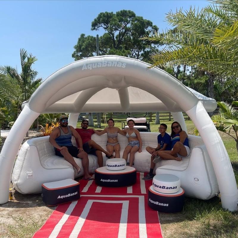 AquaBanas Couch Bana™ Inflatable Platform - Good Wave