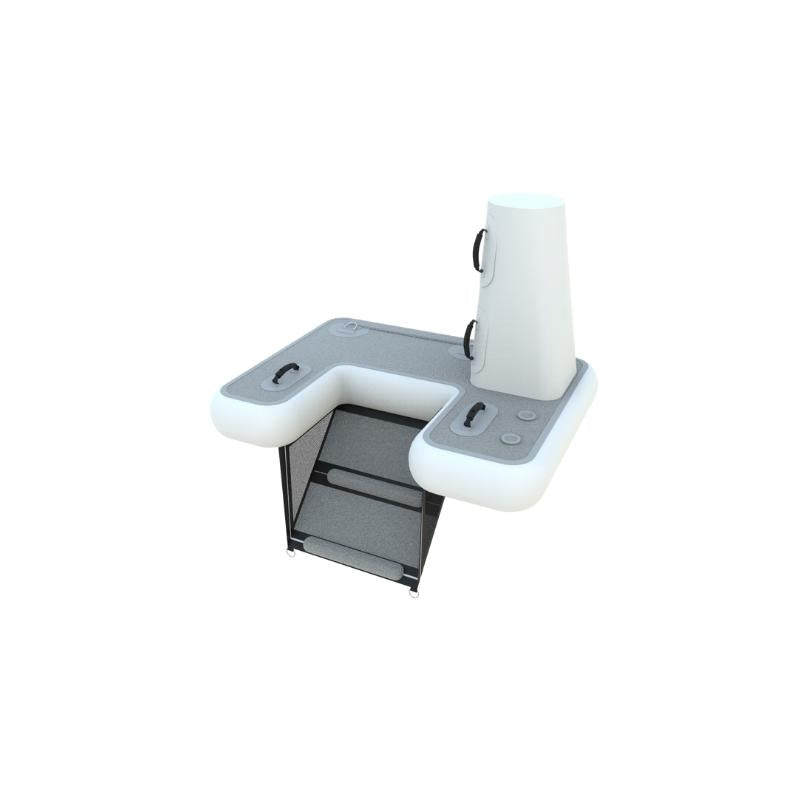 AquaBanas Floating Quick Step Inflatable Platform - Good Wave