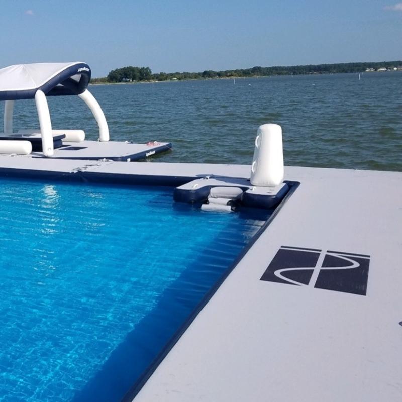 Step Inflatable Platform AquaBanas Floating Quick Step Inflatable Platform