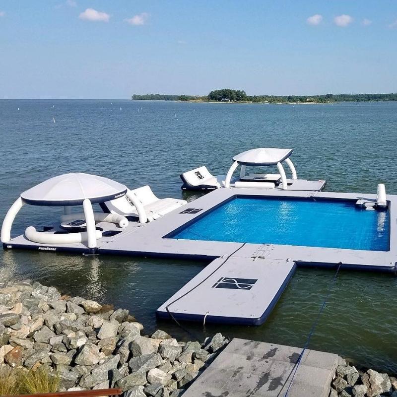 AquaBanas Junction Bana™ Inflatable Platform - Good Wave