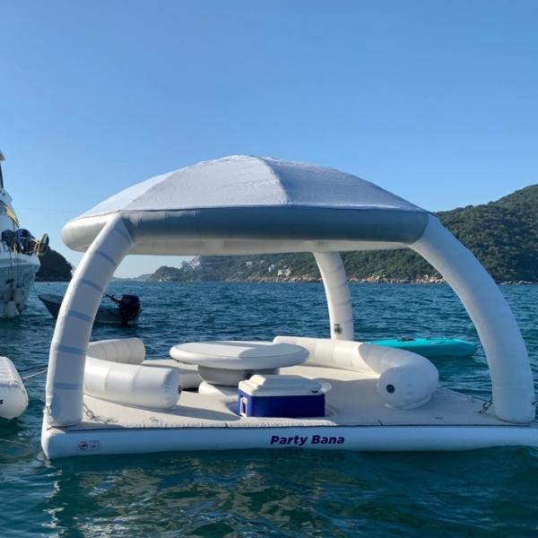 AquaBanas Party Bana™ Deck Only Inflatable Platform - Good Wave