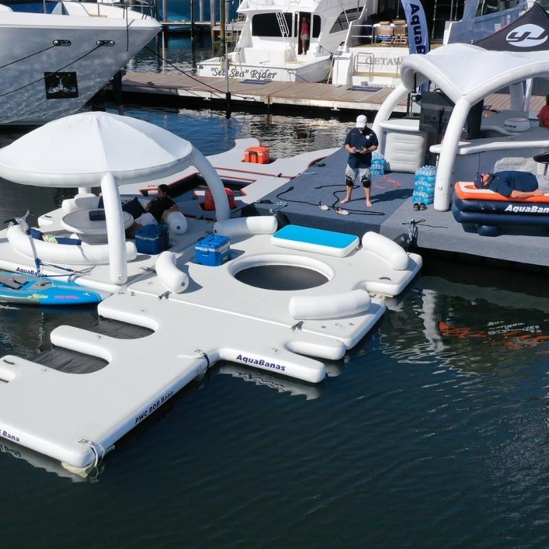 AquaBanas Splash Bana™ Inflatable Platform - Good Wave
