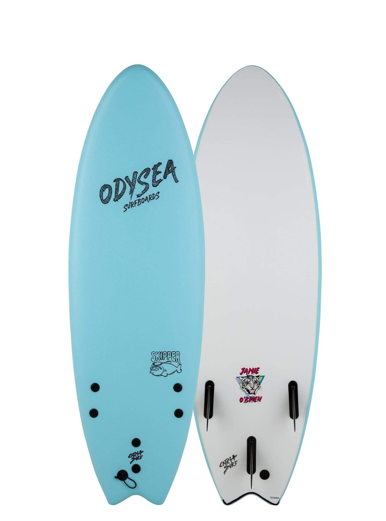 Catch Surf Odysea 5'6" Skipper Basic X Jamie O’Brien - Sky Blue Foam Surfboard - Good Wave