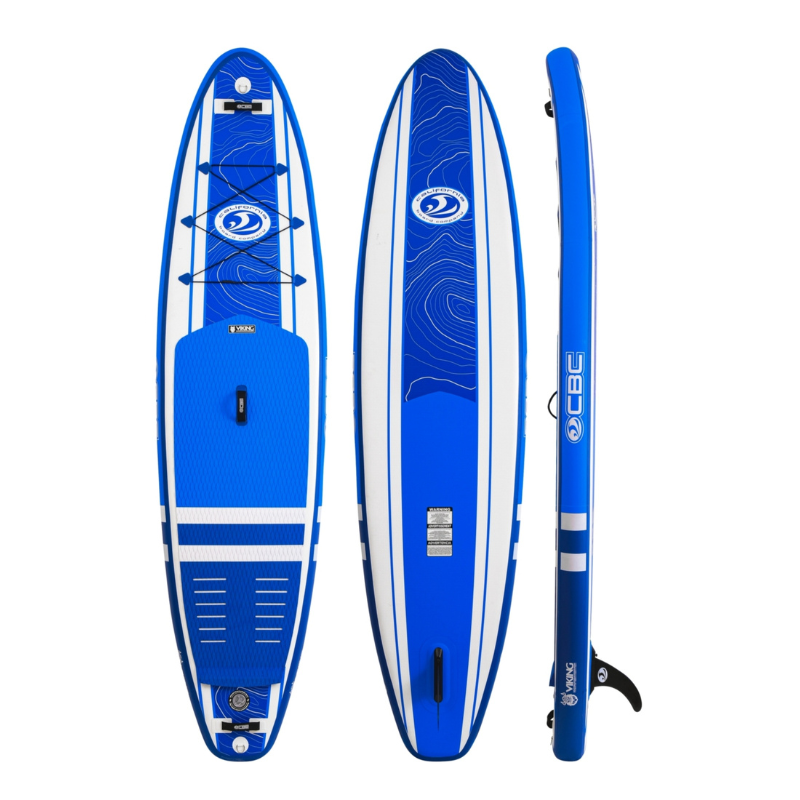 CBC 11' Viking Inflatable SUP Package front back side