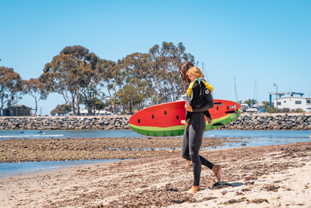 Good Wave Fruities Foam Surfboard - Watermelon 5'6" - Good Wave