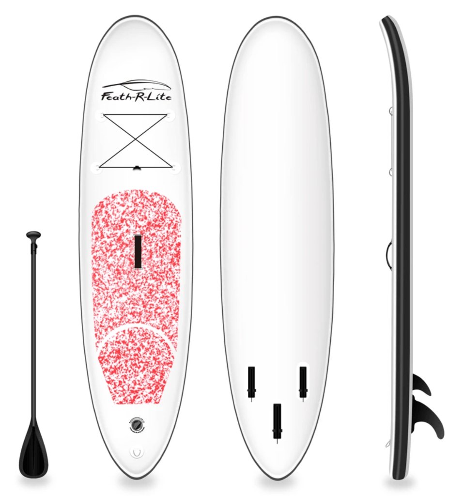 Feath-R-Lite Inflatable Paddle Board SUP Red
