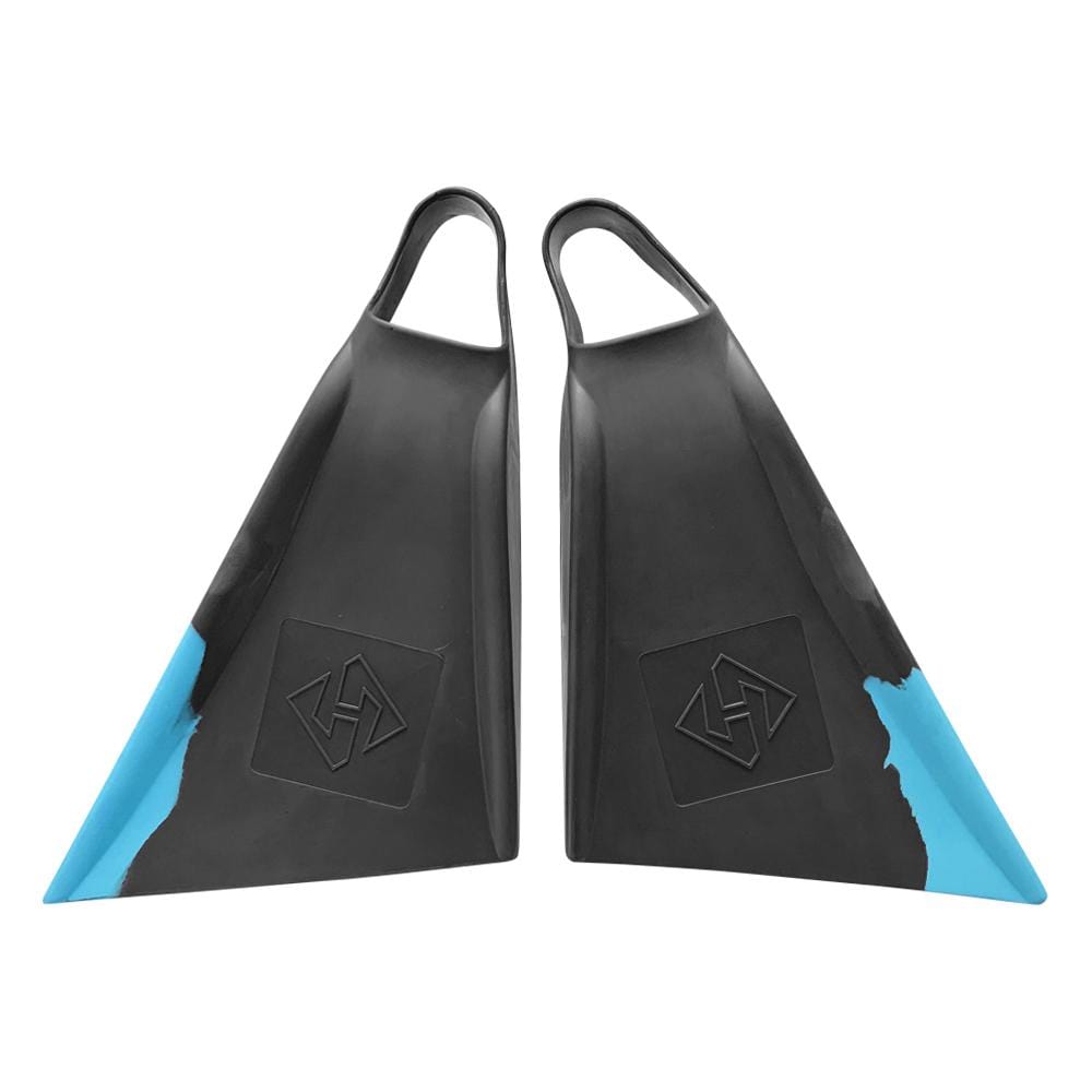 Hubboards Air Hubb Swim Fins - Graphite & Aqua - Good Wave