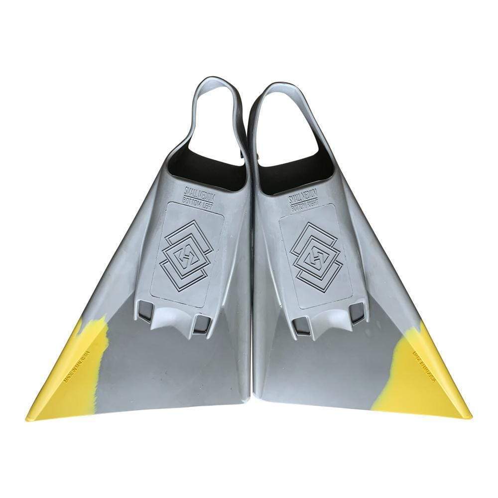 Hubboards Air Hubb Swim Fins - Grey & Yellow - Good Wave