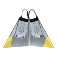 Thumbnail for Hubboards Air Hubb Swim Fins - Grey & Yellow - Good Wave