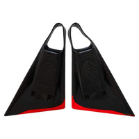 Thumbnail for Hubboards Boost'n Houston Swim Fins - Black/Red - Good Wave