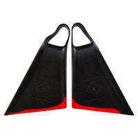 Thumbnail for Hubboards Boost'n Houston Swim Fins - Black/Red - Good Wave