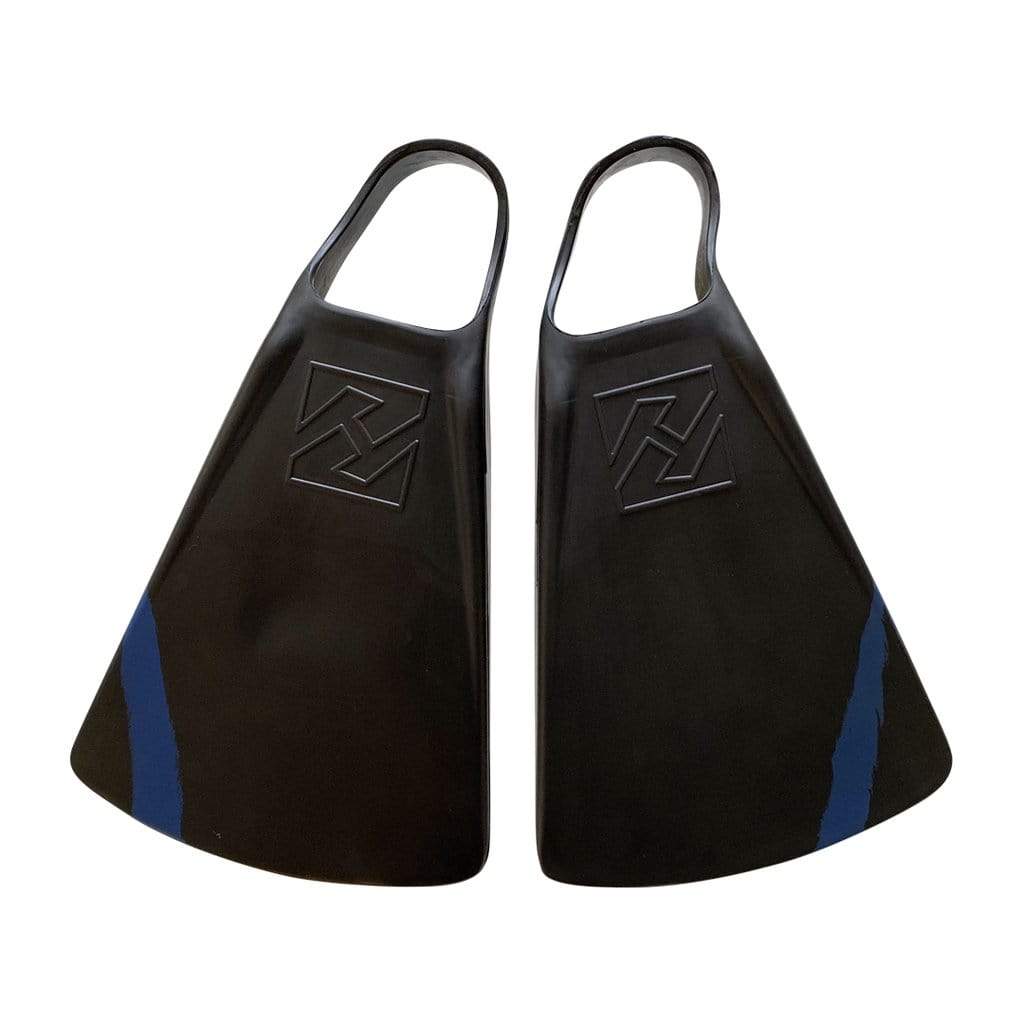 Hubboards Dubzero Swim Fins - Midnight Black - Good Wave