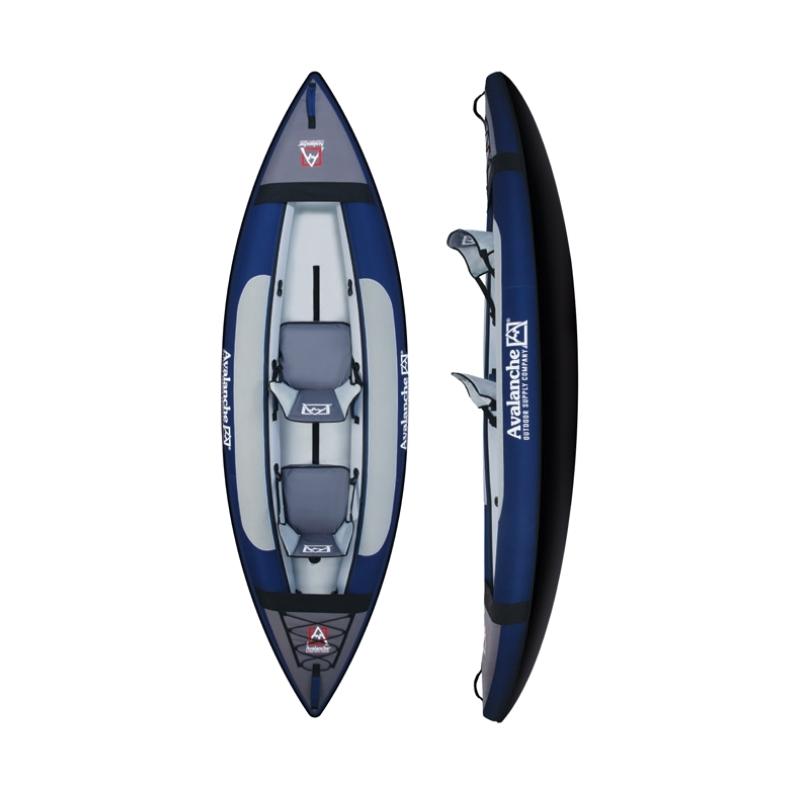 Avalanche 2-Person Voyager Inflatable Kayak Set - Good Wave
