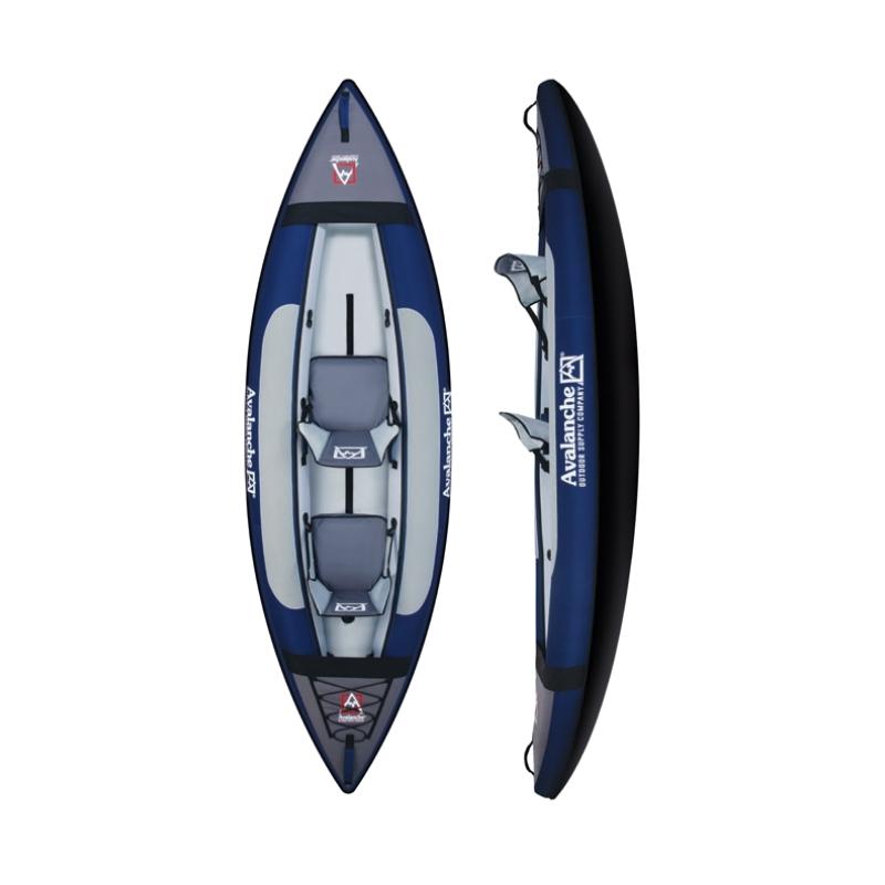 Avalanche 11' Voyager 2-Person Inflatable Kayak Set | Good Wave