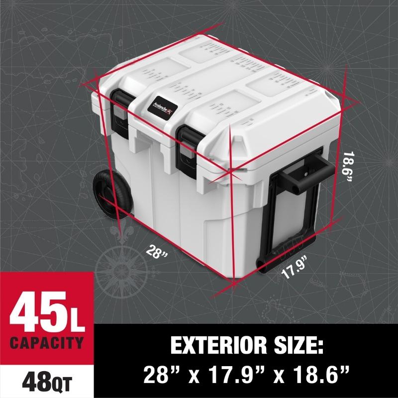 Avalanche Utility Adventure Cooler - 45L with Wheels