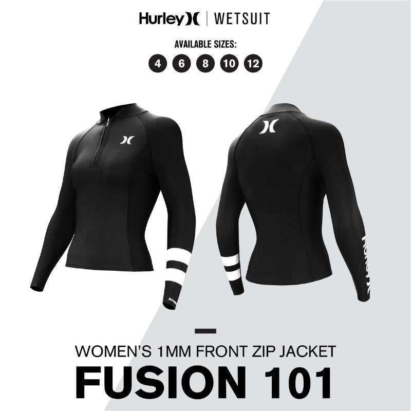 Hurley Fusion Wetsuits Women 101 Front Zip Jacket - Good Wave