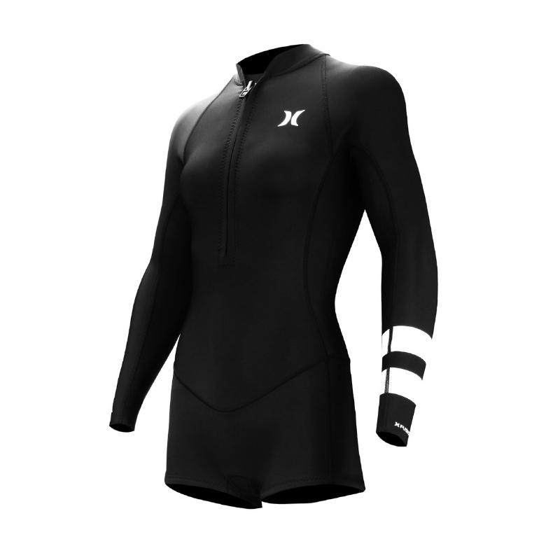 Hurley Fusion 202 ブラック ノースリーブベスト New $250 Men's Hurley Fusion 202 Wetsuit 2/2MM Short Sleeve