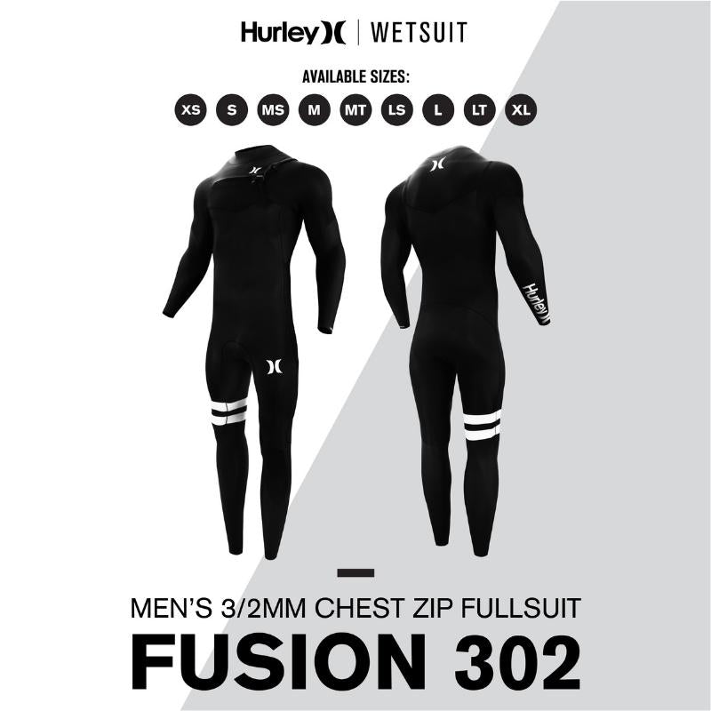 Hurley Fusion Wetsuits Men 302 Chest Zip - Good Wave