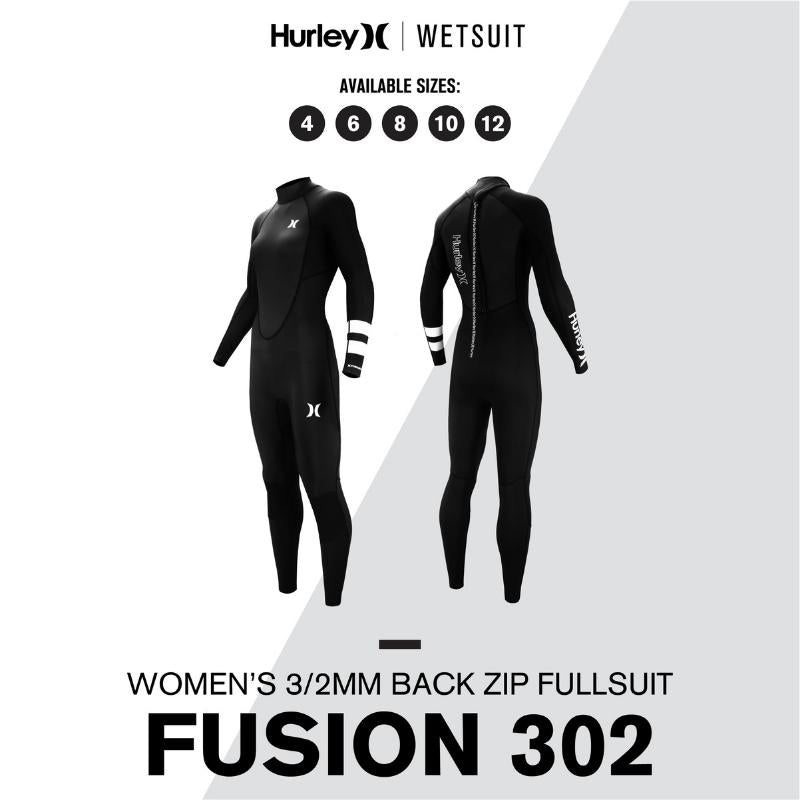Hurley Fusion Wetsuits Women 302 Back Zip - Good Wave