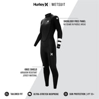 Thumbnail for Hurley Fusion Wetsuits Women 302 Back Zip - Good Wave