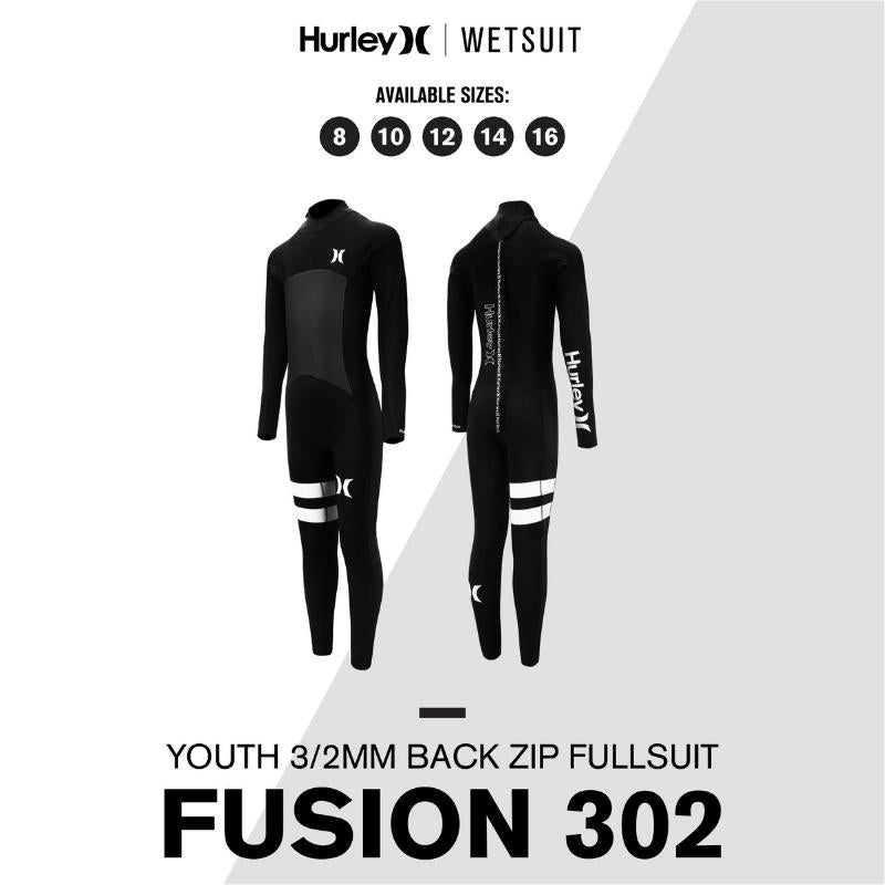Hurley Fusion Wetsuits Youth 302 Back Zip - Good Wave