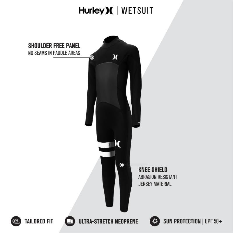 Hurley Fusion Wetsuits Youth 302 Back Zip - Good Wave