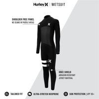 Thumbnail for Hurley Fusion Wetsuits Youth 302 Back Zip - Good Wave