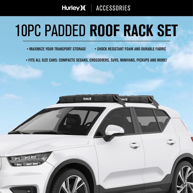 Hurley Padded Car Roof Rack - Good Wave