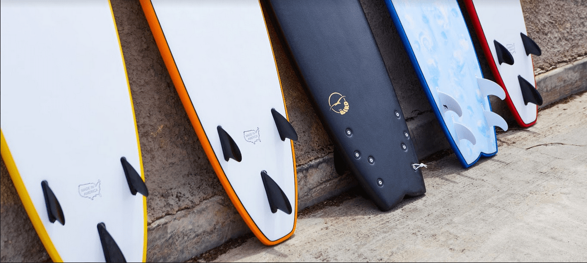 Set De 3 Ailerons De Surf G5 (gauche, Milieu, Droit) - Nylon + Fibre De Verre - Noir Ou Blanc - Pour Planches Souples