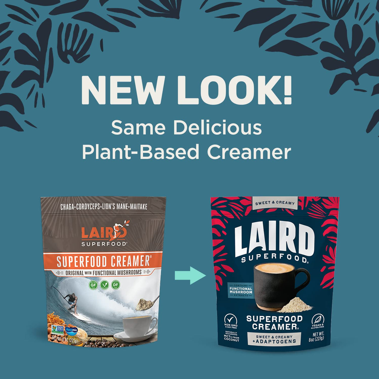 Laird Superfood Creamer Sweet Creamy with Adaptogens 8oz