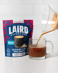 Thumbnail for Laird Superfood Creamer® - Sweet & Creamy with Adaptogens with coffee