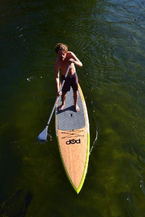 POP Board Co 12' Americana Touring Stand Up Paddle Board - Cream/Orange/Green - Good Wave