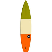 Thumbnail for POP Board Co 12' Americana Touring Stand Up Paddle Board - Cream/Orange/Green - Good Wave