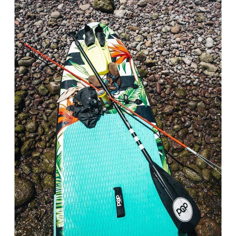 POP Board Co 10’6” Royal Hawaiian Stand Up Paddle Board - Mint/Black - Good Wave