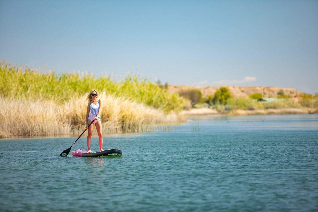 POP Board Co 10’6” Royal Hawaiian Stand Up Paddle Board - Pink/Black - Good Wave