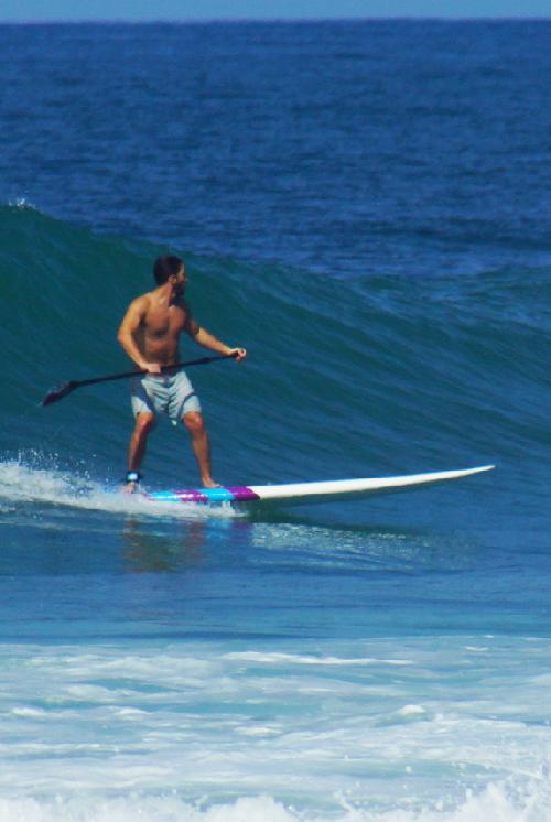 POP Board Co 9'6" Saltwater Beaver Stand Up Paddle Board - Red/Blue - Good Wave