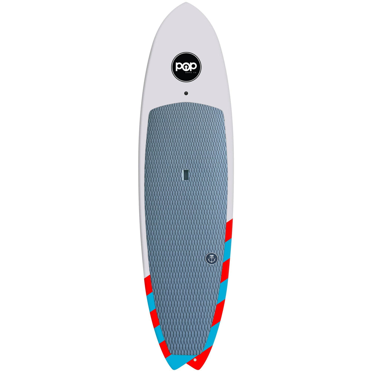 POP Board Co 9'6" Saltwater Beaver Stand Up Paddle Board - Red/Blue - Good Wave