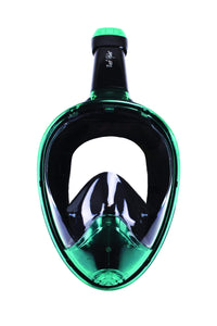 Thumbnail for Reef Glider Full Face Snorkel Mask Set with Action Cam Mount black emerald
