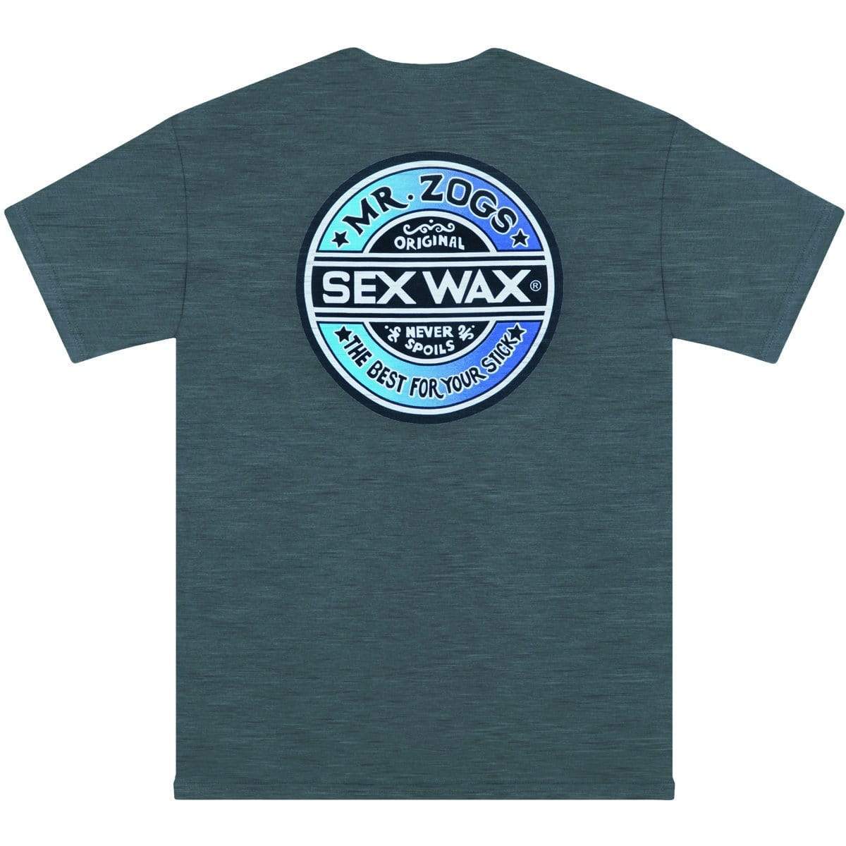 Sexwax Fade Men’s Short Sleeve T-shirt Graphite Heather