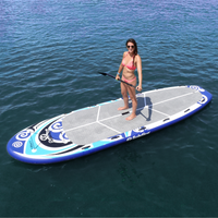 Thumbnail for Solstice 16' Maori Giant Inflatable Paddleboard Multi-person SUP with Leash & 4 Paddles actual size